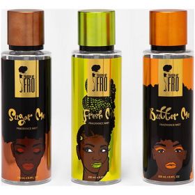 PARDON MY FRO VARIETY by Pardon My Fro ME TIME MISTS COLLECTION WITH BUTTER ME & FRESH ME & SUGAR ME AND ALL ARE FRAGRANCE MIST 8.4 OZ