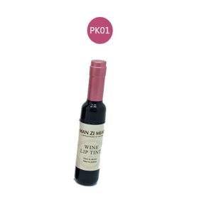 Makeup Red Wine Bottle Lip Gloss Matte Finish Velvet No Stain On Cup Not Easy To Fade Liquid Lipstick (Option: PK01)