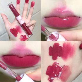 Simple Moisturizing Long-lasting Double-headed Lip Lacquer (Option: 06 Stay Up Secretly)