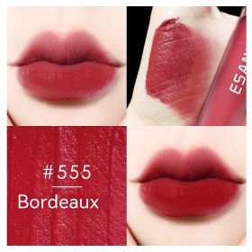 Velvet Matte Real No Stain On Cup Lip Lacquer Matte Surface (Option: 555 Models-3G)