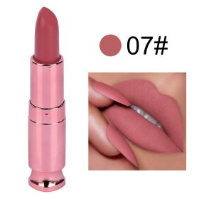 Easy To Color Matte No Stain On Cup Long Lasting Lipstick Lip Balm (Option: 7 Style)