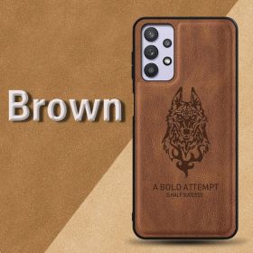 Case for Samsung Galaxy A32 5G Phone Case Soft TPU Samsung Galaxy A32 5G Phone Case(Samsung Galaxy A32 5G-tiepi-wolf-hei) (Color: Samsung Galaxy A32 5G-tiepi-wolf-zong)