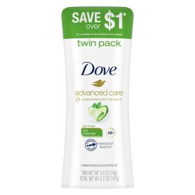 Dove Advanced Care Cool Essentials Antiperspirant Deodorant, 2.6 oz, 2 Count (Brand: Dove)
