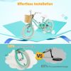 14" Kid's Bike with Training Wheels and Adjustable Handlebar Seat