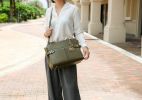 MKF Collection Tenna Satchel Handbag With Wallet Vegan Leather Crossover Womens Purse by Mia k