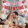 Valentines Day Banner Cute Bear Heart Ceiling Hanging Swirl Garland Valentines Decoration For Home Party Wedding Supplies Gift