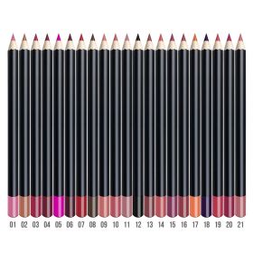 Lip Liner 3 In 1 Multifunctional Eyeliner Eyebrow Line 21 Color Wood (Option: 16Jasper)